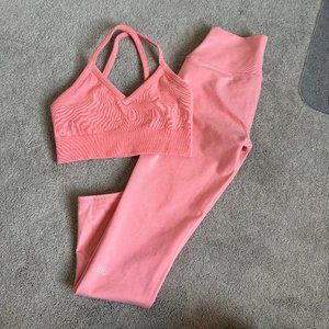 Alo Pink Workout Set